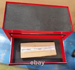 Halfords 8 Drawer & Cabinet Workshop Tool Centre Red (Scratched/Dented) B+