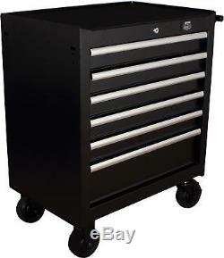 Halfords Advanced 6 Drawer Tool Cabinet Garage Storage 300kg Max Load Lockable