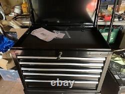 Halfords Advanced Bottom Tool Chest & Cabinet 6+5 11 Drawers BLACK -RRP £530