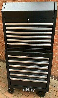 Halfords Advanced Tool Chest & Cabinet 12 Drawers BLACK RRP £525