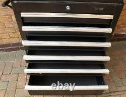 Halfords Advanced Tool Chest & Cabinet 6+6 Drawers BLACK RRP £585 Heavy Duty