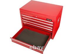 Halfords Garage Workshop Tool Heavy-Duty Lockable 5 Drawer Top Chest Red A