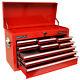 Hardcastle Red 9 Drawer Metal Top Chest Tool Storage Box/ball Bearing Runners