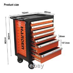 Harden Tools 7 Drawer Professional Roller Tool Cabinet Lockable Workshop Storage