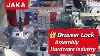 Hardware Industry Assembling Drawer Locks With Jaka Cobot