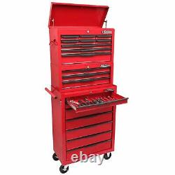 Heavy Duty 19 Drawer Tools Trolley Chest Combination Unit Cabinet