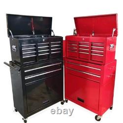 Heavy Duty 8 Drawer Rolling Tool Chest Cabinet Garage Storage Trolley