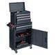 Heavy Duty Roller Tool Cabinet Storage Chest Box Garage Workshop 4 Drawers Black