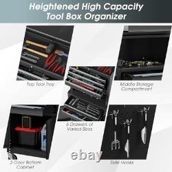 Heavy Duty Rolling Tool Chest Cabinet 6 Drawer Lockable Garage Storage Trolley