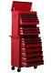 Hilka 19 Drawer Tool Cabinet Stack Triple Tier Tool Box Trolley Roller Cab Chest