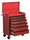 Hilka 8 Drawer Tool Chest Trolley Red Mobile Garage Storage Rolling Wheels Tools