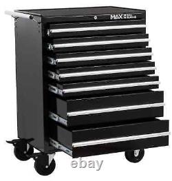 Hilka Roll Cab black metal tool trolley storage chest box cabinet 16 drawer set