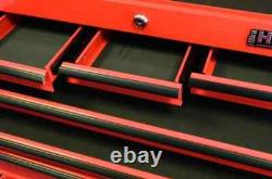 Hilka Tool Box Chest 6 Drawer New Red Steel Metal Tools Storage Cabinet Unit