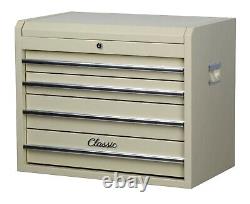 Hilka Tool Chest 4 drawer classic car cream steel metal storage box cabinet unit