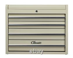 Hilka Tool Chest 4 drawer retro classic car cream beige storage box cabinet