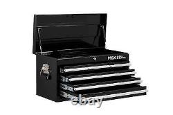 Hilka Tool Chest 6 drawer new black metal garage tools storage box cabinet unit
