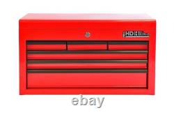 Hilka Tool Chest Box 6 Drawer Red Metal Garage Tools Storage Cabinet G208C6BBS
