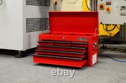 Hilka Tool Chest Box 6 Drawer Red Metal Garage Tools Storage Cabinet G208C6BBS