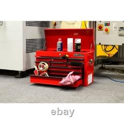 Hilka Tool Chest Box 9 Drawer Portable Red Metal Garage Storage Cabinet Toolbox