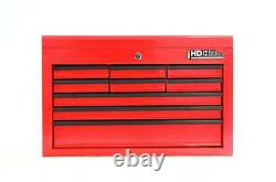 Hilka Tool Chest Box 9 Drawer Red Steel Metal Garage Tools Storage Cabinet Unit