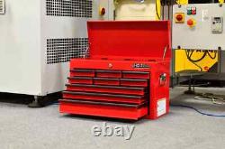 Hilka Tool Chest Box 9 Drawer Red Steel Metal Garage Tools Storage Cabinet Unit