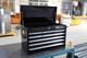 Hilka Tool Chest Professional Black Metal Garage Tools Storage Box Cabinet Unit