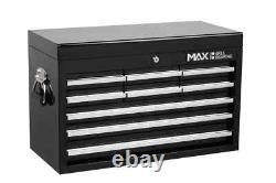 Hilka Tool Chest Professional Black Metal Garage Tools Storage Box Cabinet Unit