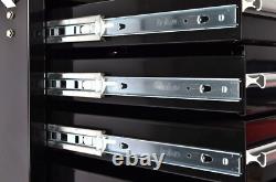 Hilka Tool Chest Professional Black Metal Garage Tools Storage Box Cabinet Unit