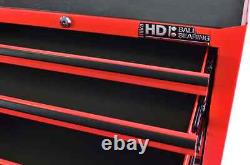 Hilka Tool Chest Trolley 19 drawer red metal storage roll cabinet wheels box cab