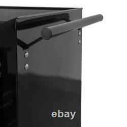 Hilka Tool Chest Trolley 6 draw black metal storage roll cabinet wheels box cab