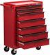Hilka Tool Chest Trolley 7 Drawer Red Metal Storage Roller Roll Cabinet Box Cab