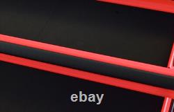 Hilka Tool Chest Trolley 8 drawer red metal storage roll cabinet wheels box cab