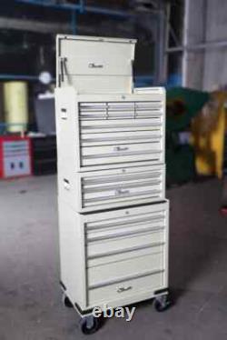 Hilka Tool Chest Trolley Classic Car 16 Drawer Roll Cabinet Garage Storage Unit