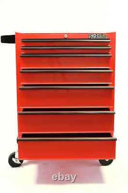 Hilka Tool Chest Trolley red metal steel storage roller roll cabinet box cab