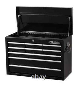 Hilka Tool Storage Chest Trolley Set 17 Drawer Black Metal Roll Cabinet Box Unit