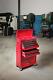 Hilka Tool Storage Trolley Chest 8 Drawer Red Mobile Roll Wheels Cabinet Box