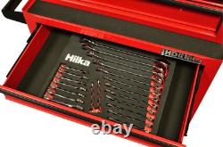 Hilka Tool Storage Trolley Chest 8 Drawer Roll Cabinet & Eva Foam Tool Kit