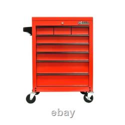 Hilka Tool Storage Trolley Chest Roll Cabinet & Eva Socket Spanner Tool Set