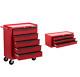 Hilka Tool Storage Trolley Chest Set 5 Drawer Roll Cabinet And 3 Drawer Toolbox