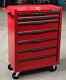 Hilka Tool Storage Tolley Chest Red Metal Portable Garage Roll Cabinet Toolbox