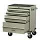 Hilka Tool Trolley Chest 4 Drawer Classi Cream Tool Storage Cabinet Cl4dt