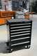 Hilka Tool Trolley Chest 7 Drawer Black Metal Mobile Tools Storage Roll Cabinet