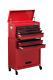 Hilka Tool Trolley Chest 8 Drawer Red Mobile Storage Roll Wheels Cabinet Box