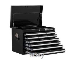 Hilka Tool Trolley Chest Storage Cabinet Black 19 Drawer Mobile Rollcab Box Unit