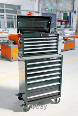 Hilka tool chest trolley set 16 drawer roll cabinet toolbox storage wheels unit