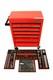 Hilka Tool Storage Trolley Chest Roll Cabinet With 153 Piece Eva Foam Tool Kit