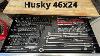Husky 46 X24 9 Drawer Black Tool Chest Husky Tool Box Organization Tour Of My Toolbox