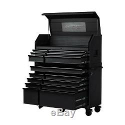 Husky 5 Drawer Tool Chest Cabinet Combo Storage Garage Industrial Textured Black