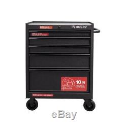 Husky Cabinet Tool Chest 27 in. W 5-Drawer Ball Bearing Slides Scratch Resistant