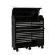 Husky Tool Chest Cabinet Combo 18 Drawer Garage Storage Mobile Black 61x18 In